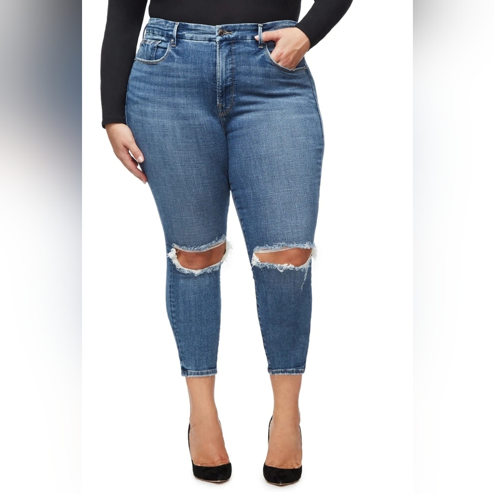 Good American Good Legs Skinny Crop Jeans